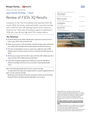 Morgan Stanley-Japan Equity Strategy Review of F324 3Q Results-106598480.pdf