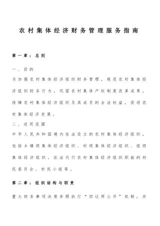 农村集体经济财务管理服务指南.doc