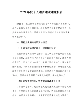 2024年度个人述责述法述廉报告.docx