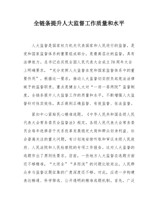 全链条提升人大监督工作质量和水平.docx