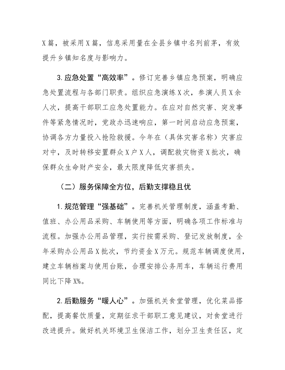 党政办主任2024年工作总结.docx_第2页