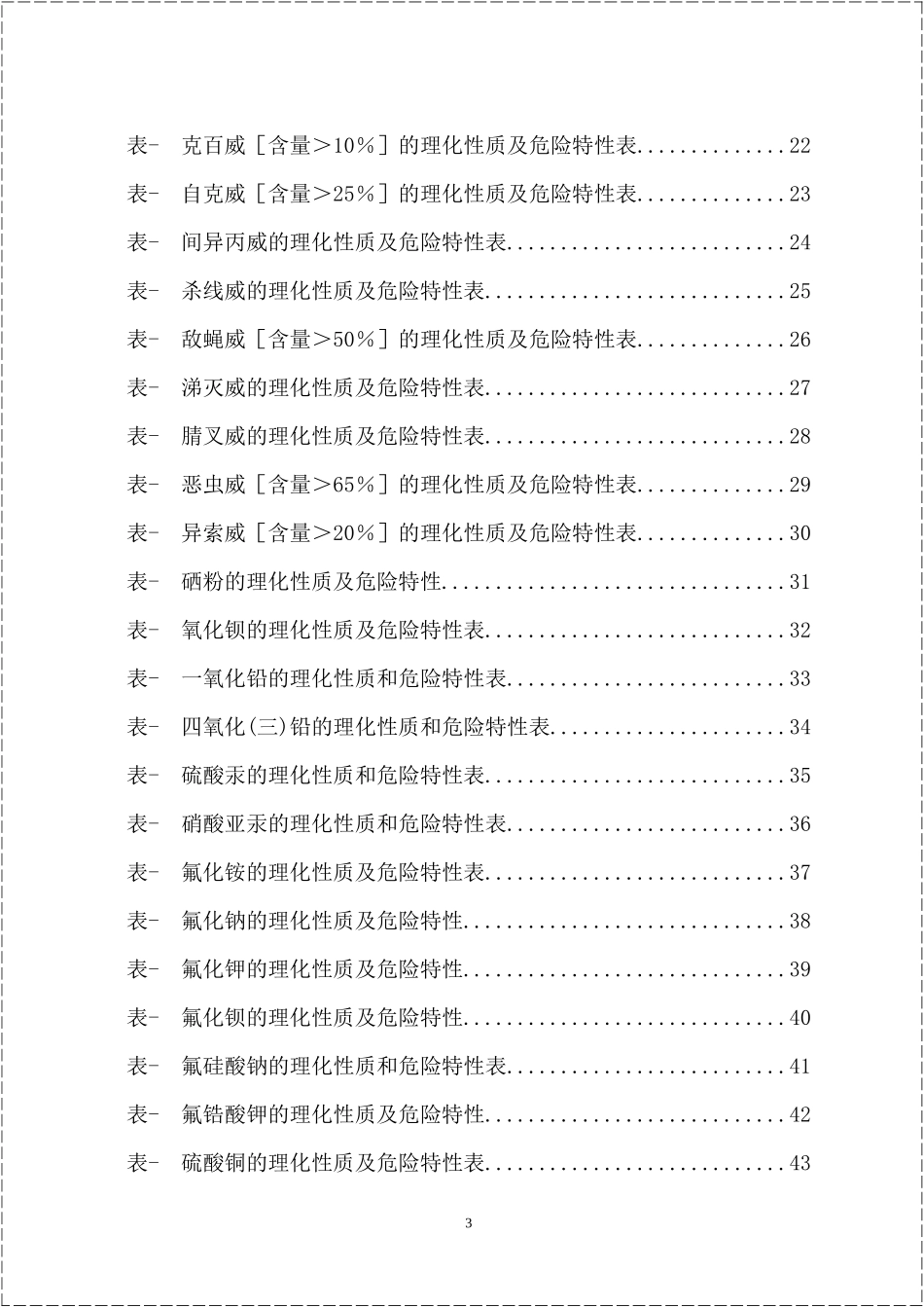 危险化学品特性表汇编（易燃固体，33页）_第3页
