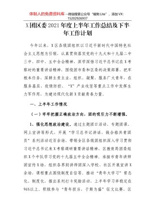 X市水利局2021年上半年工作总结及下半年工作安排