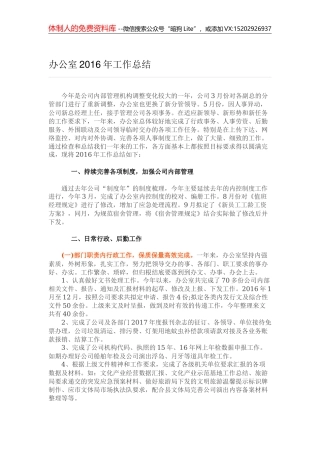 2017年度政府办公室工作总结