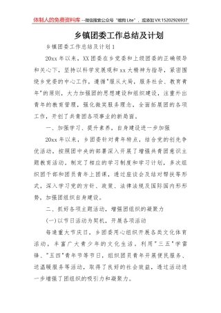 2020年度X街道团委工作总结