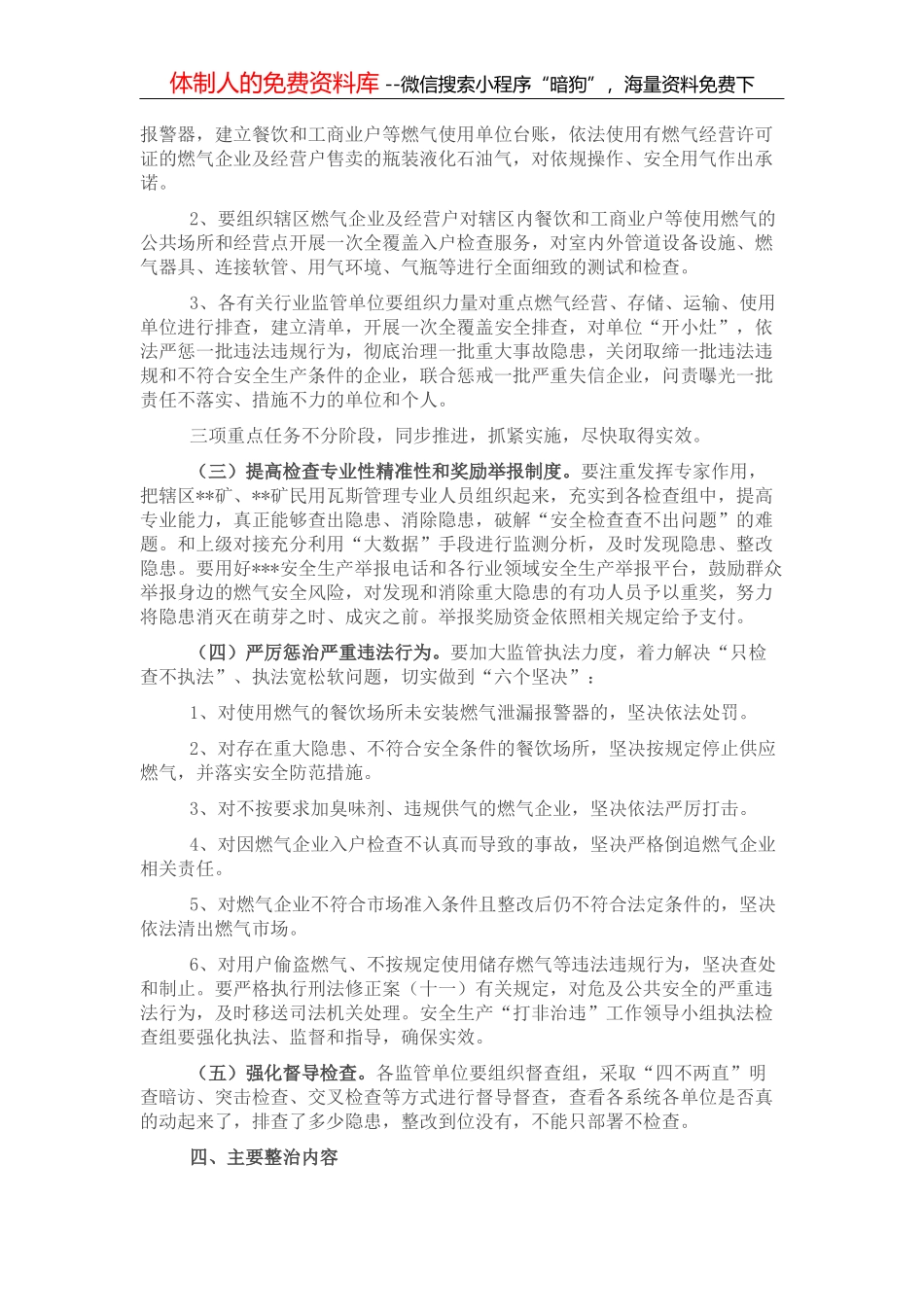 城镇燃气安全整治“百日行动”实施方案 (2)_第2页