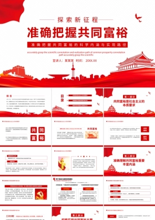 爱国主题教育PPT模板05