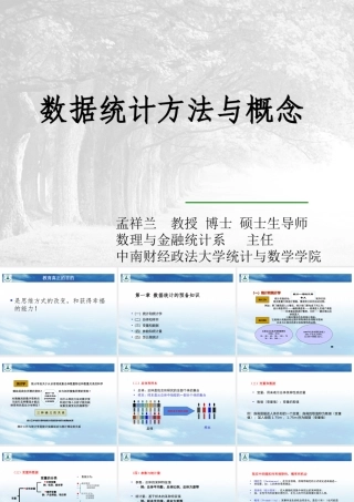 数据统计方法与概念