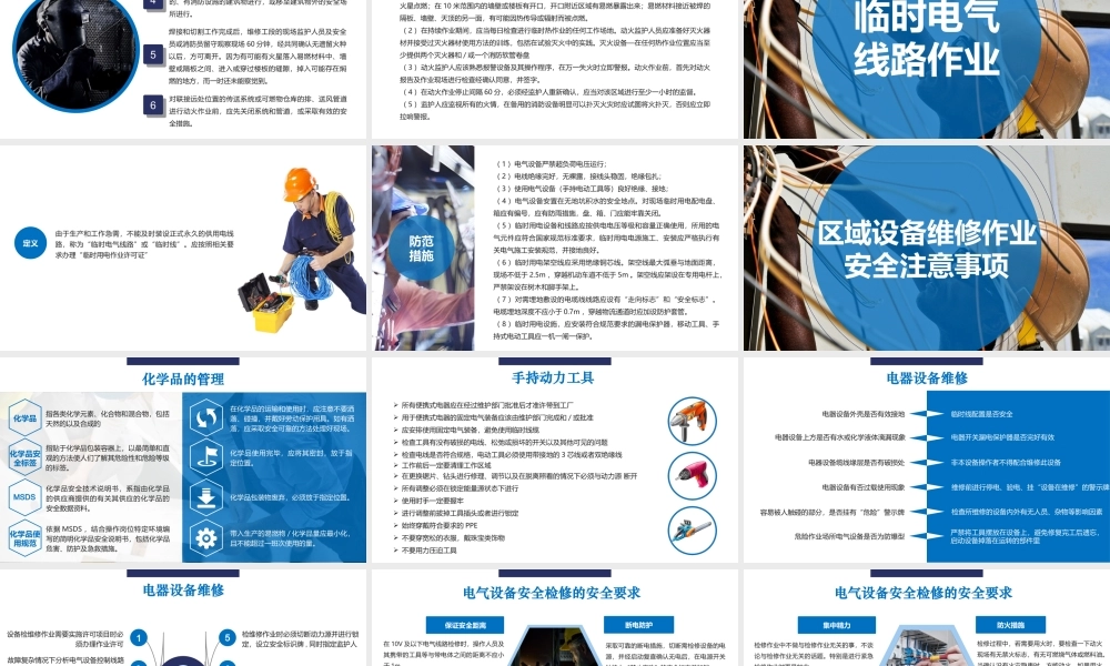 1.企业安全用电培训