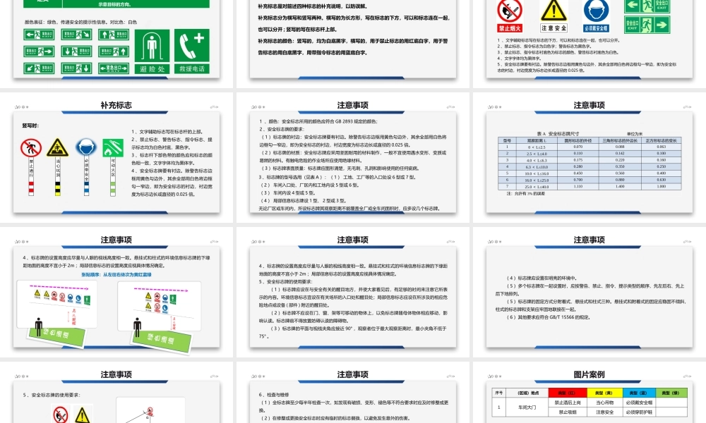 安全标识大全！128页