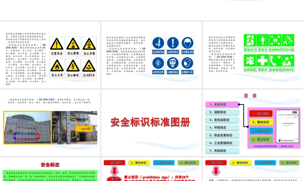 安全标志集--精品、150页、七大方面