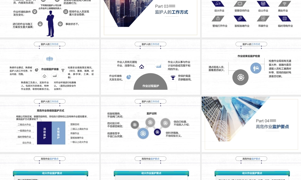 高危作业监护与注意事项