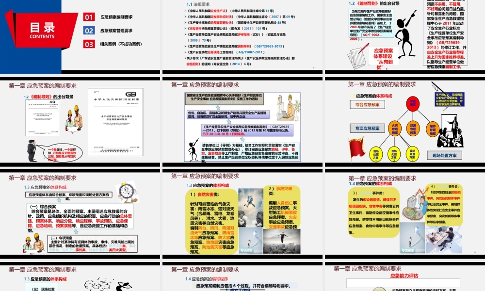 应急预案全流程管理培训