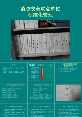 重点单位消防安全标准化台账管理档案