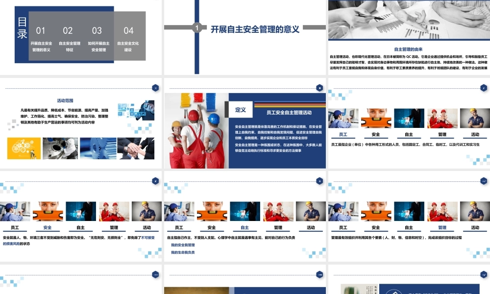 自主安全管理活动开展指南