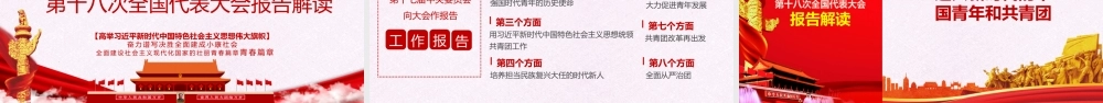 2022年共青团党课模板（PPT）