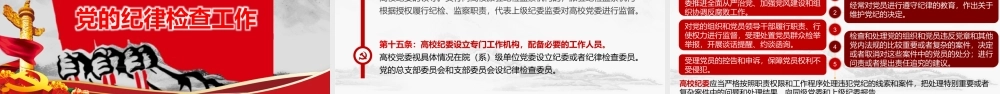 中国共产党普通高校基层组织工作条例PPT
