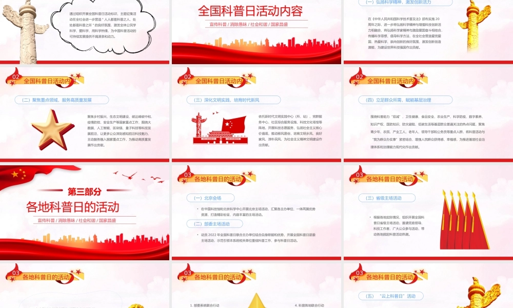 喜迎二十大科普向未来PPT（20221008）