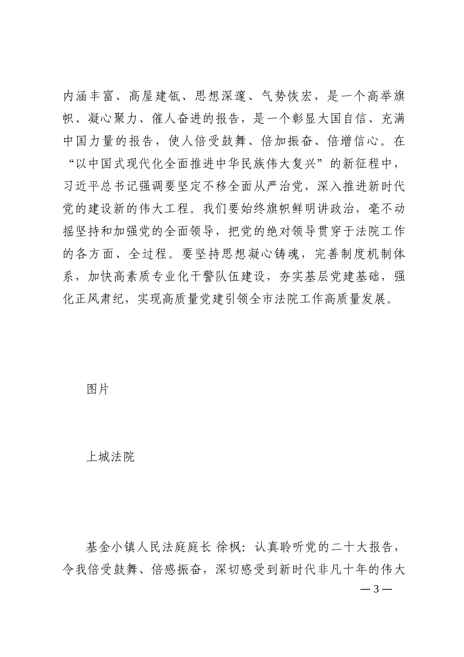 法院系统热议二十大报告202210_第3页