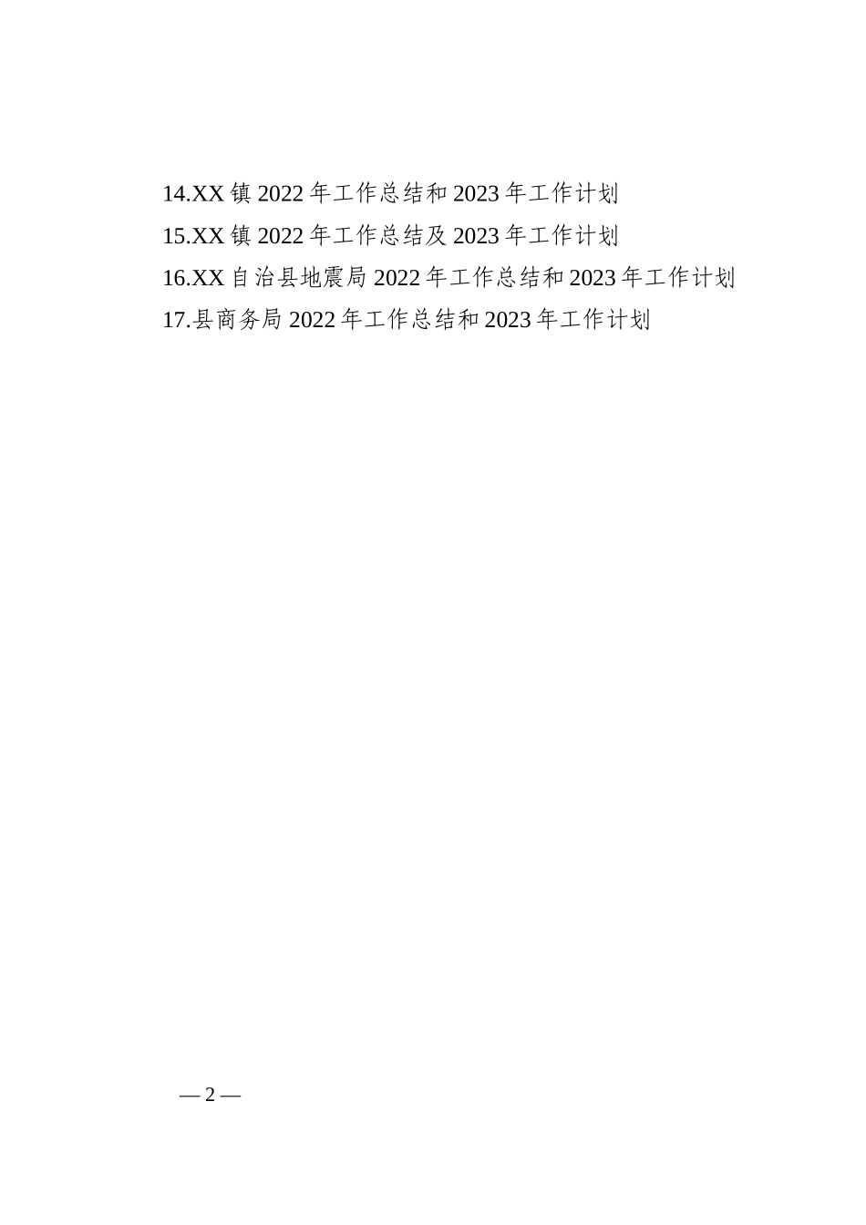 2022年工作总结及2023年工作计划汇编（17篇）_第2页