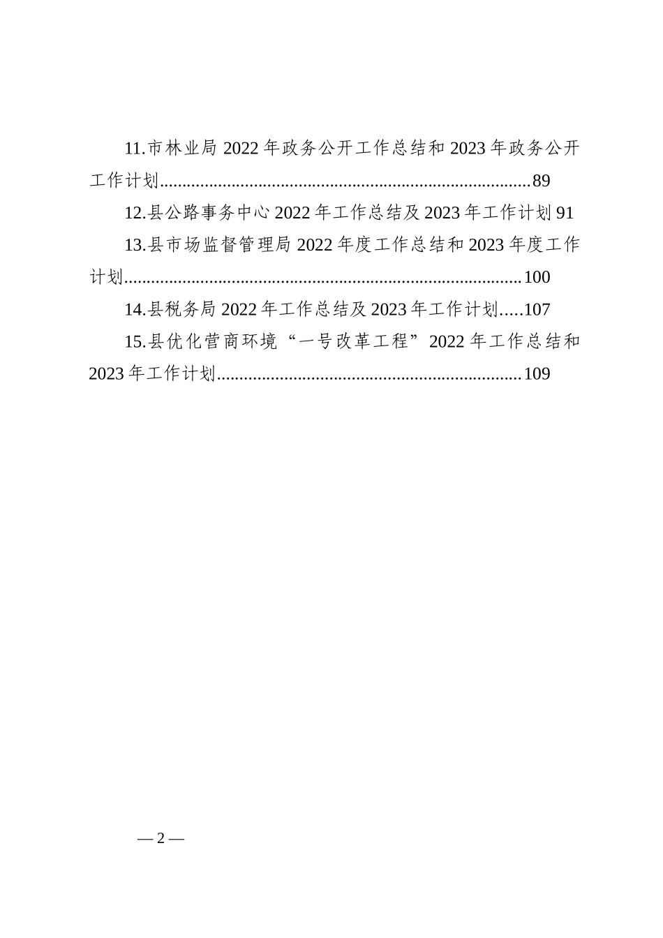 2022年工作总结及2023年工作计划汇编（15篇）_第2页