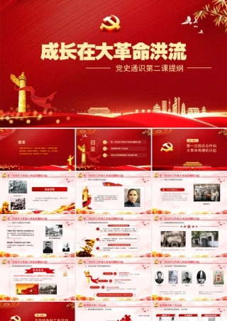 党史学习教育成长在大革命洪流