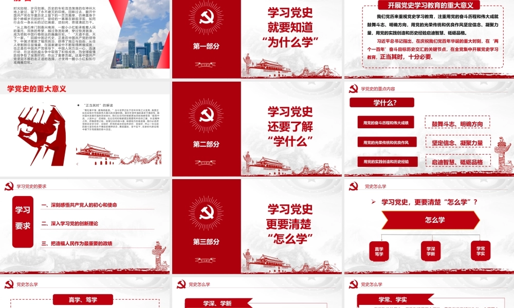 党史演讲：党史立心，逐梦韶华