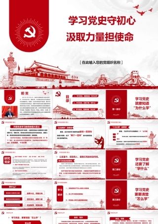 建党100周年——学习党史守初心，汲取力量担使命