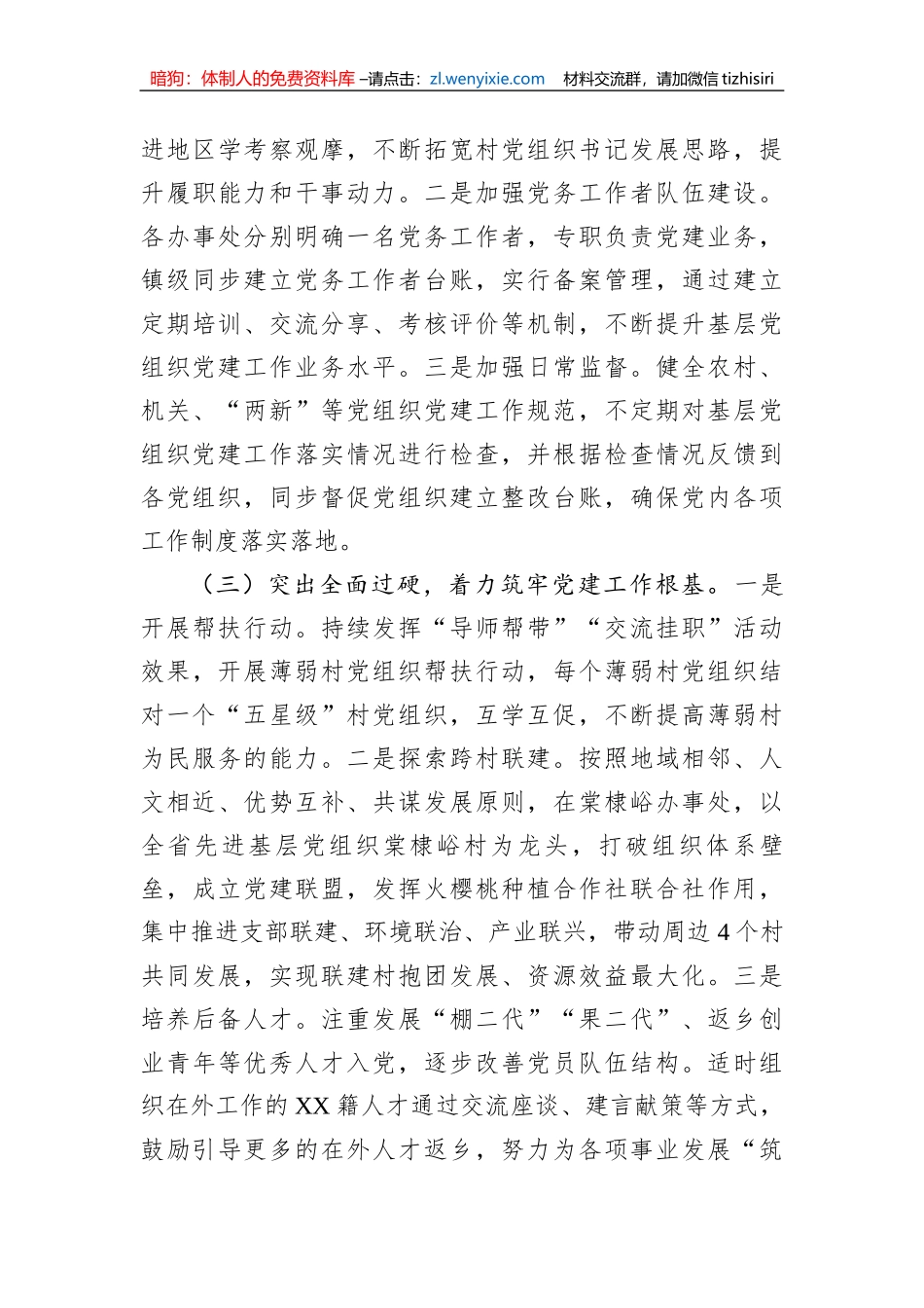 在全区组织系统重点工作推进会上的发言_第3页