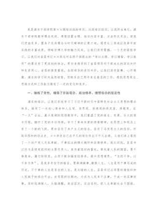 县委书记浦东干部学院培训心得体会