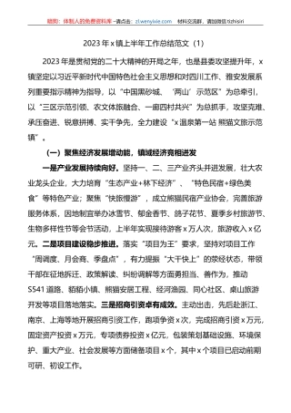 3篇2023年上半年工作总结（乡镇、住房保障中心、巩固拓展脱贫攻坚成果）