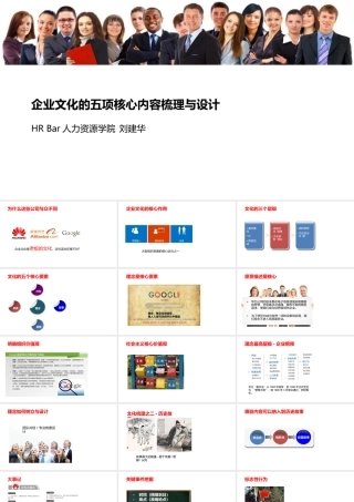 企业文化的五项核心内容梳理与设计.pdf