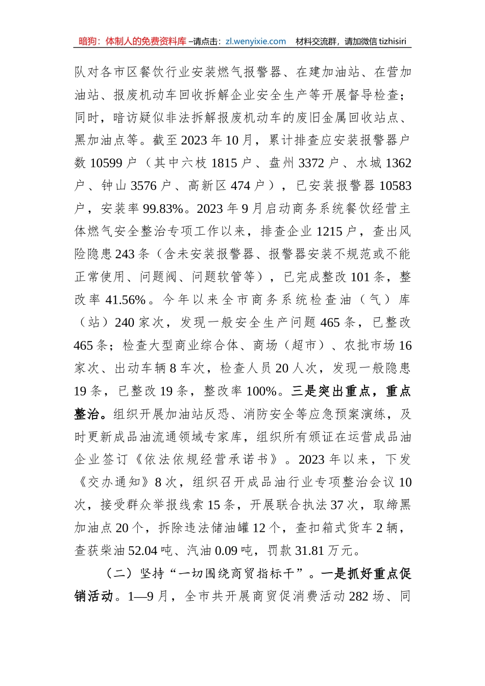 市商务局关于2023年工作总结及2024年工作打算的总结_第2页