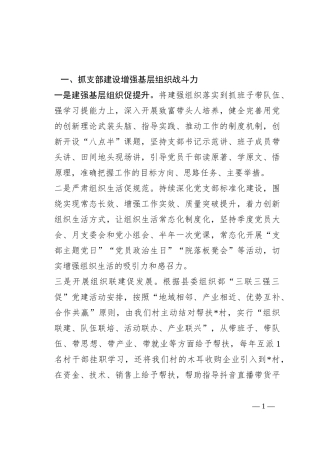 党建引领乡村振兴工作情况汇报：“四抓四强”作引领 乡村振兴开新局