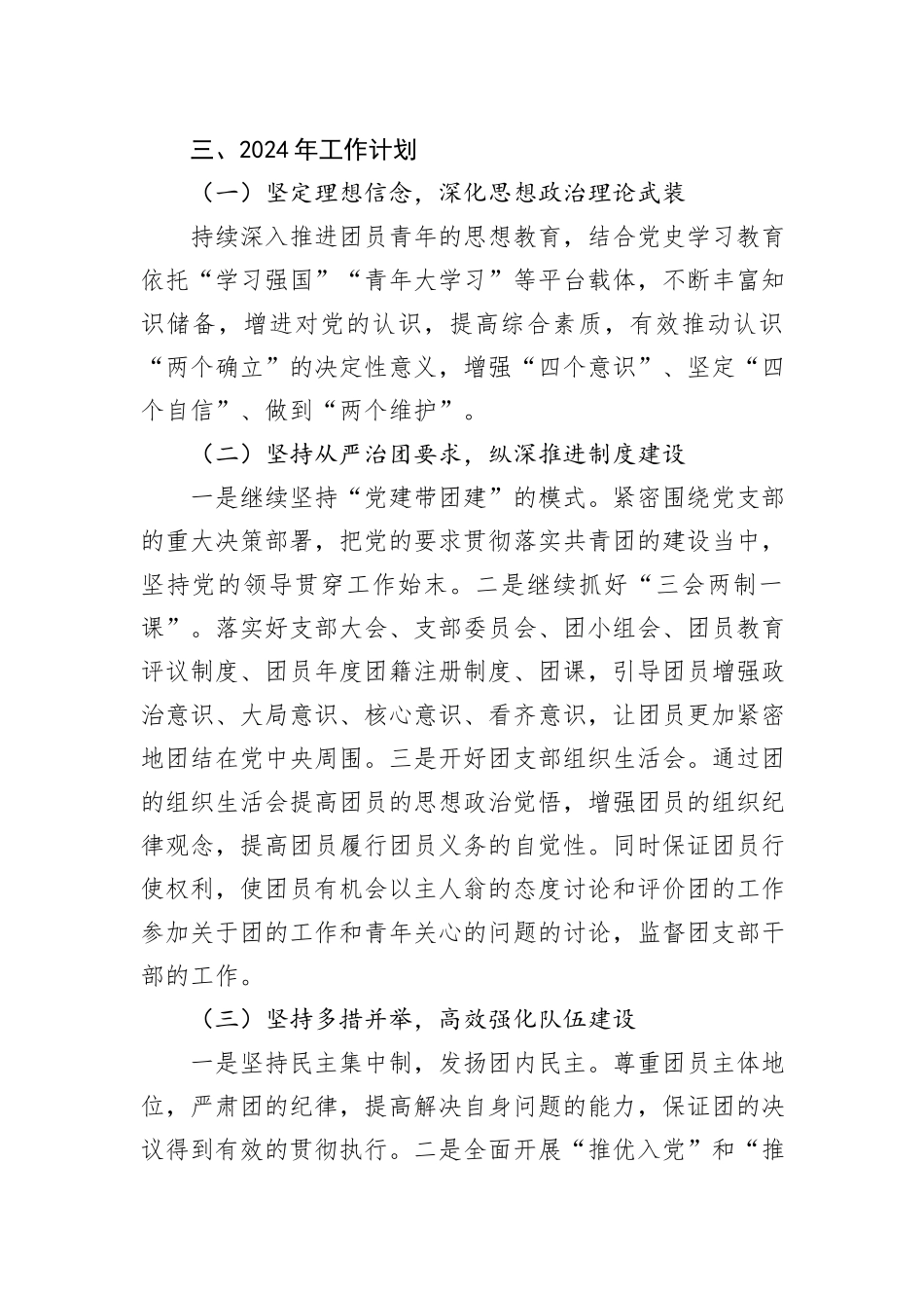 2023年度基层团组织书记述职报告_第3页