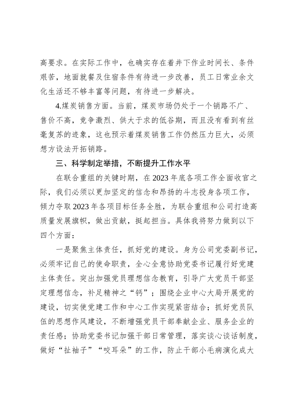 2023年度务虚会发言材料_第3页