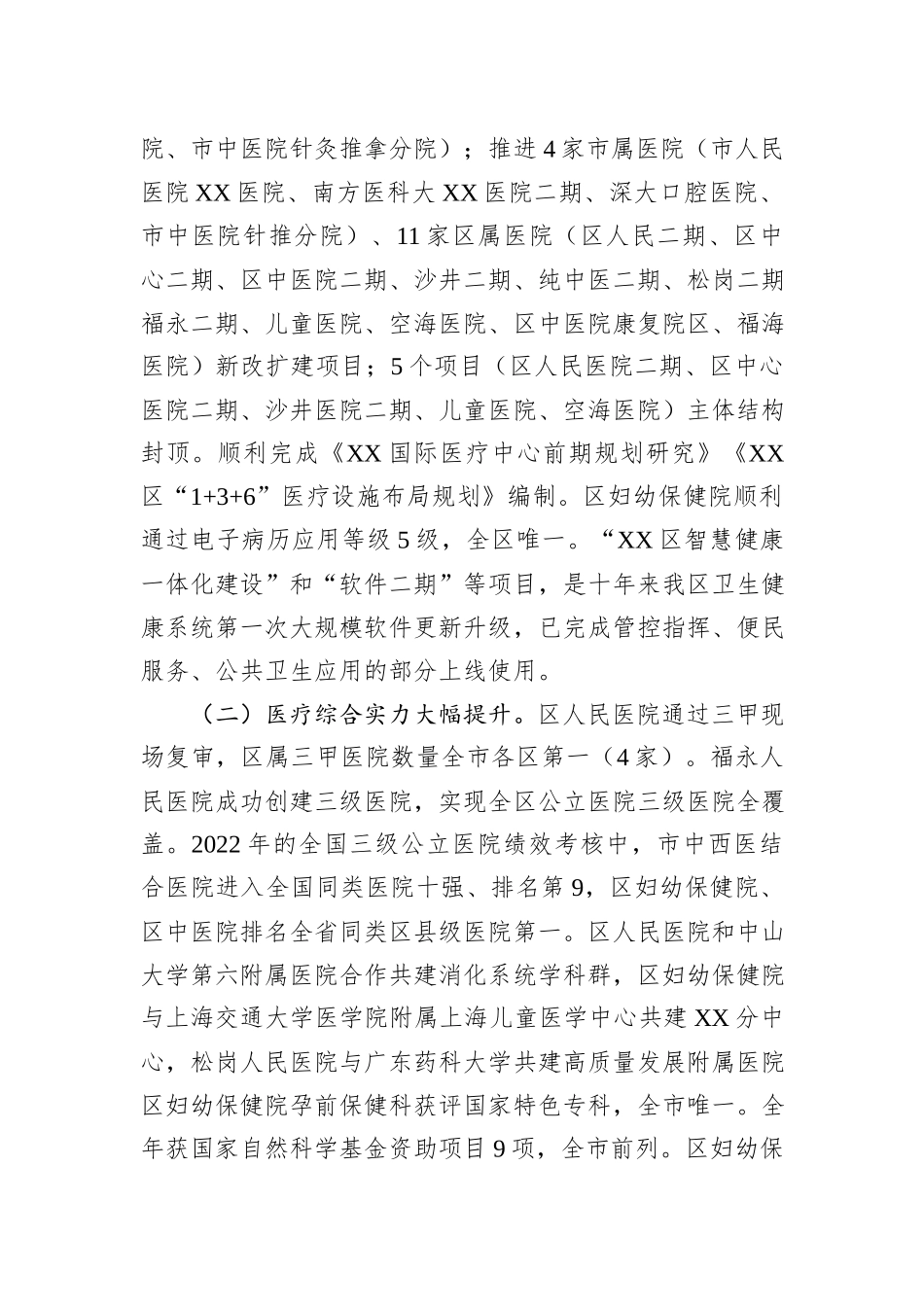 卫生健康局2023年工作总结汇编（5篇）_第3页
