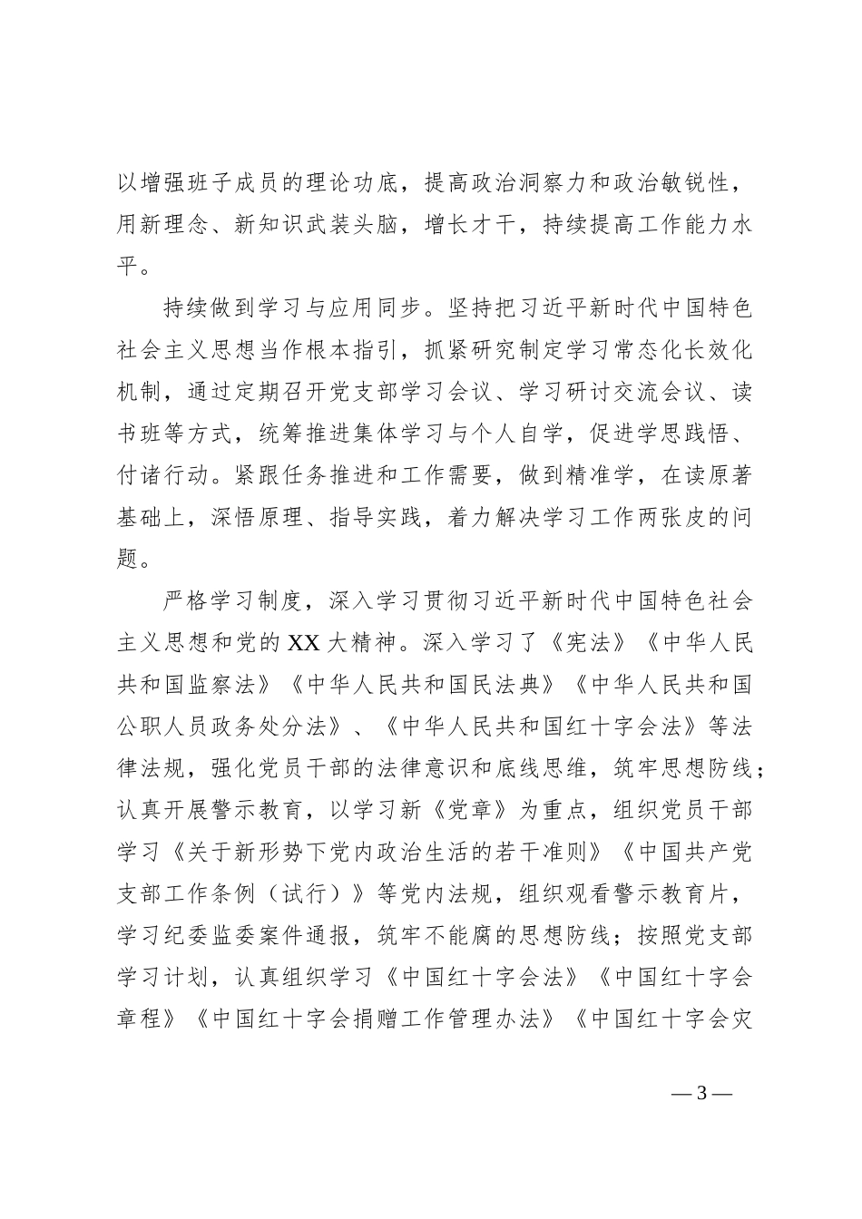 XX旗红十字会巡察整改工作情况报告_第3页