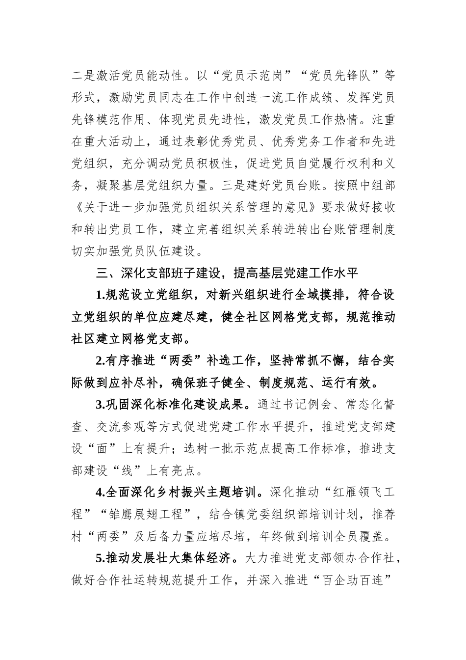 村党支部2024年工作计划_第3页
