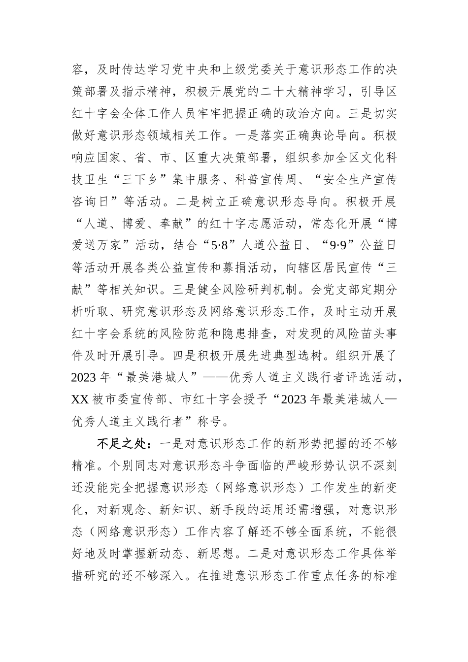 区红十字会党支部抓基层党建述职报告_第3页