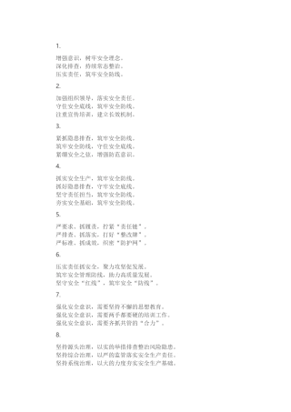 安全生产写作提纲30例-1
