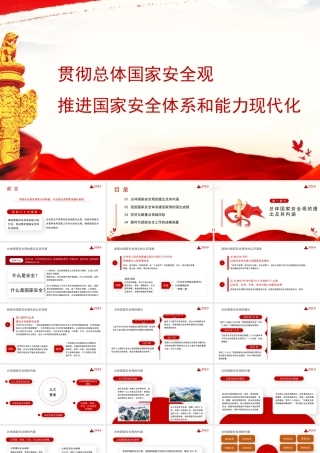 1贯彻总体国家安全观推进国家安全体系和能力现代化1