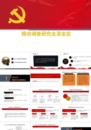 推动调查研究走深走实PPT