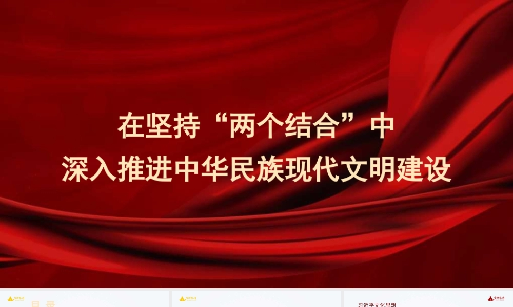李红岩：在坚持“两个结合”中深入推进中华民族现代文明建设（文化思想）
