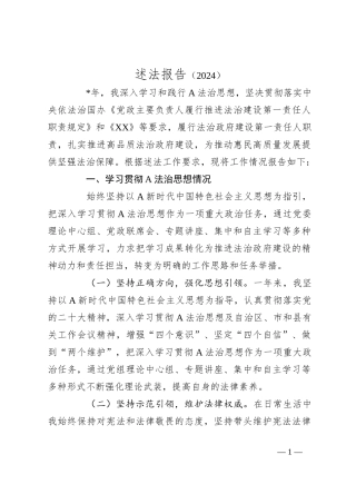 述法报告（2024）