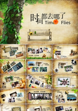 时间都去哪了动态PPT模板.pptx