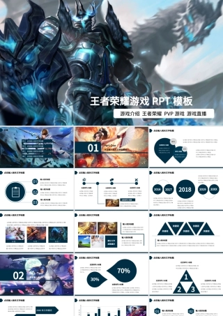 王者荣耀游戏PPT通用模板.pptx