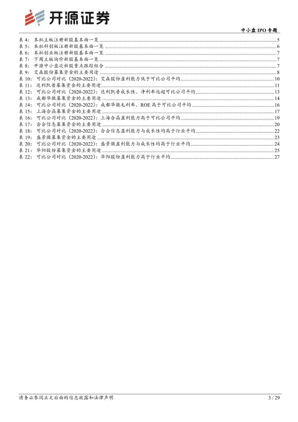 中小盘IPO专题：次新股说：本批艾森股份等值得重点跟踪（2023批次39、40、41、42）-20240102-开源证券-29页.pdf_第3页