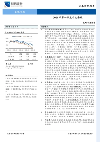 策略专题报告：2024年第一季度十大金股-20231229-财信证券-11页.pdf