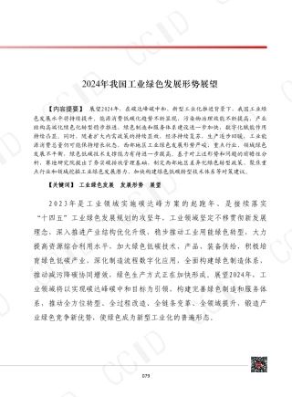 2024年我国工业绿色发展形势展望-12页.pdf